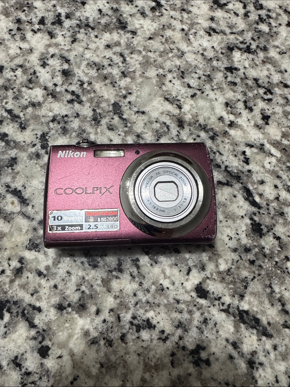 Nikon COOLPIX S220 Compact Digital Camera - Metallic Plum
